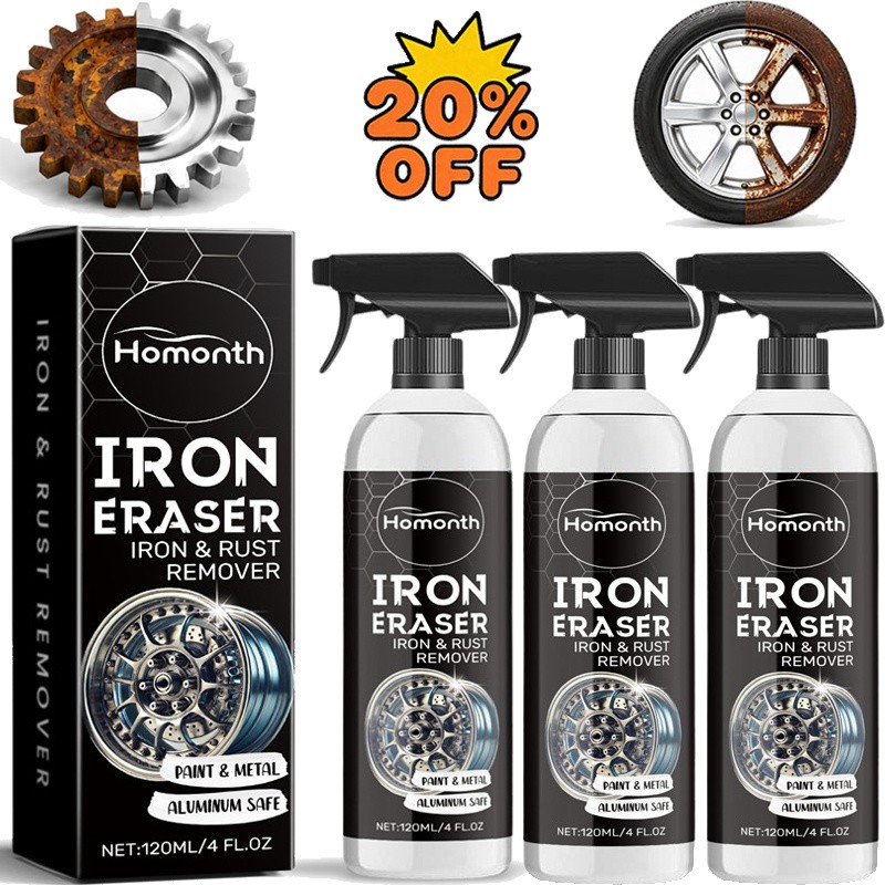 Iron Eraser Rust Remover Spray Car Wheel Paint Brake Dust Fast Cleaner New 2026