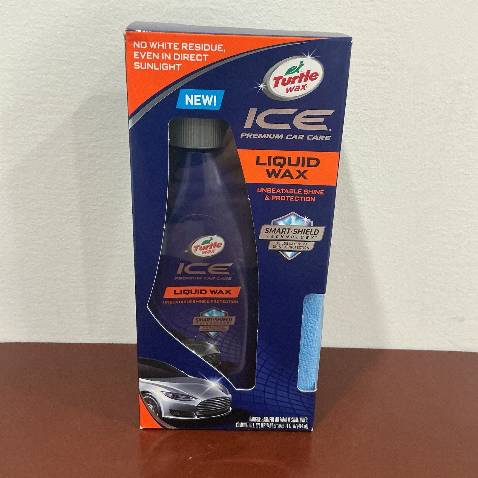 NEW Turtle Wax Ice Liquid Wax Kit Includes Towel & Applicator 14 oz SEALED