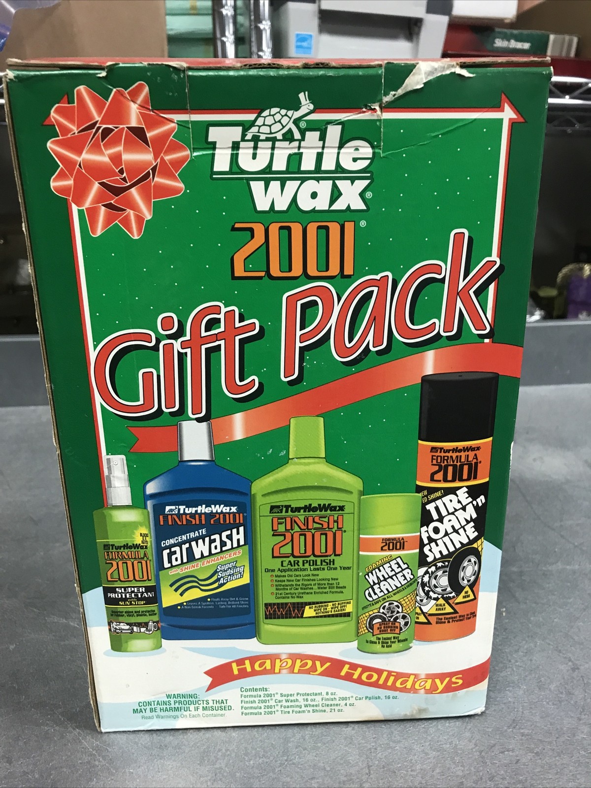 All Included – 2001 Turtle Wax Gift Pack Zip Tire Foam Finish Shine