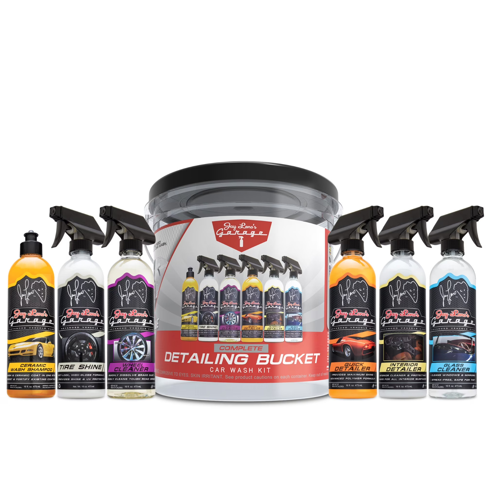Complete Detailing Bucket Car Wash Kit – 8-Piece All-in-One Car Care Set