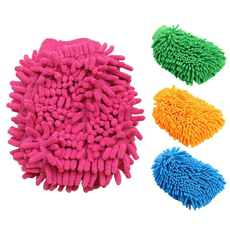 1Pc Chenille Automotive Cleaning Tool Car Wash Cleaning Cloth Soft Washing Glove