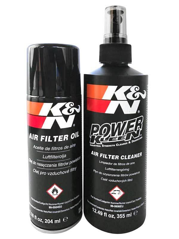 K&N Air Filter Care Service Kit 204 ml Aerosol Can 355 ml Power Kleen 99-5000EU