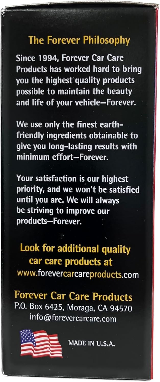Forever Car Care FB813 Black Top Gel with Foam Applicator Convertible Roof Resto