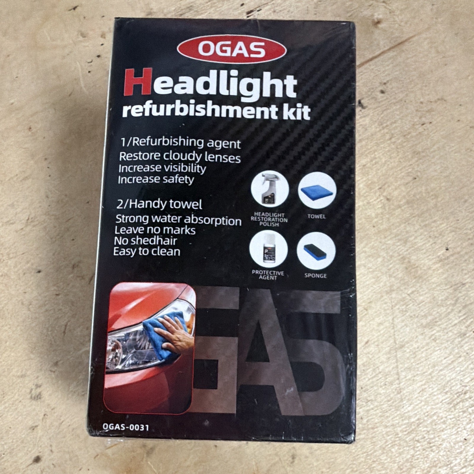 OGAS Headlight Refurbishment Kit