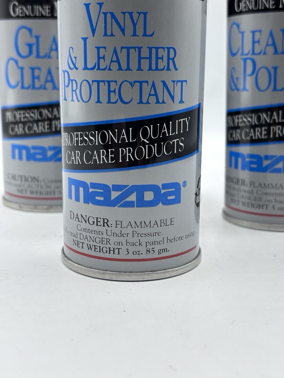 Genuine Mazda Car Care Kit Vintage Vinyl & Leather, Fabric, And Glass Cleaners