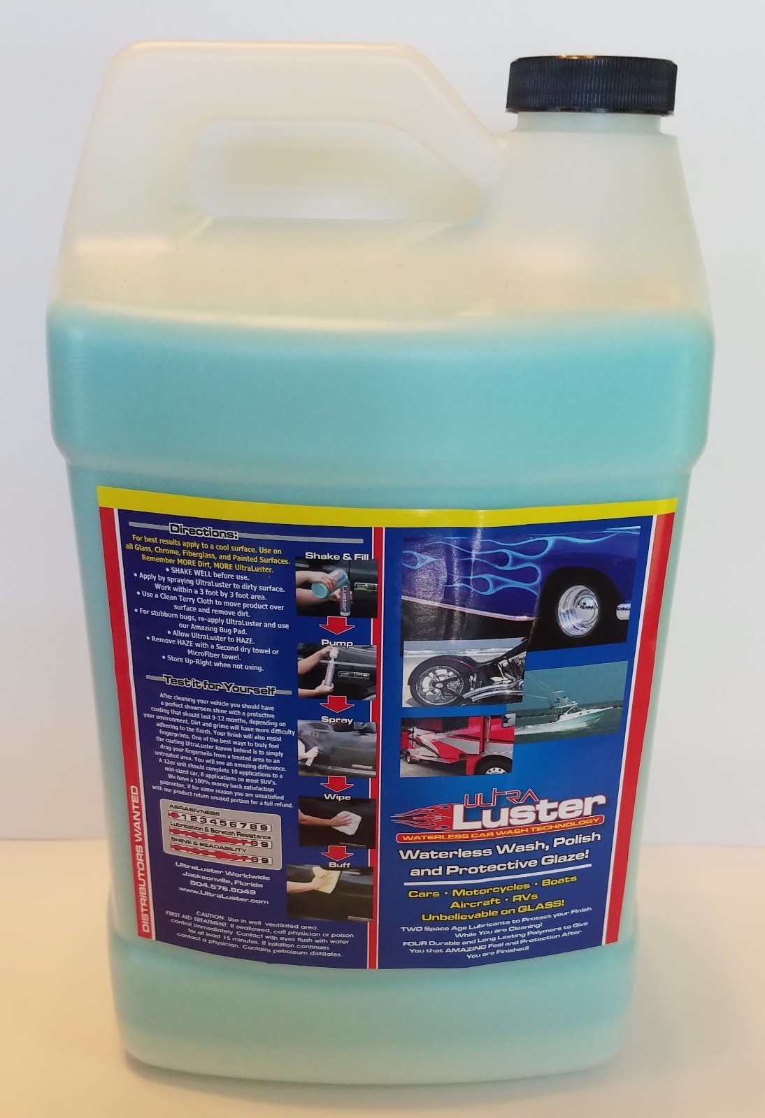 UltraLuster Waterless Car Wash n’ Polish Trigger + Gallon Refill – Duo Pack