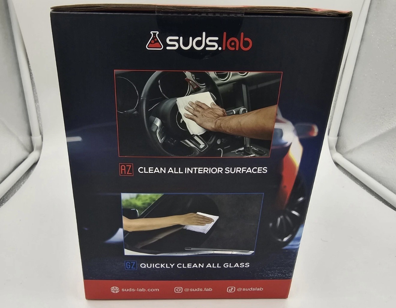 Suds Lab CW Complete Car Wipes Combo Kit – 4 Pack of 160 Wipes, New!