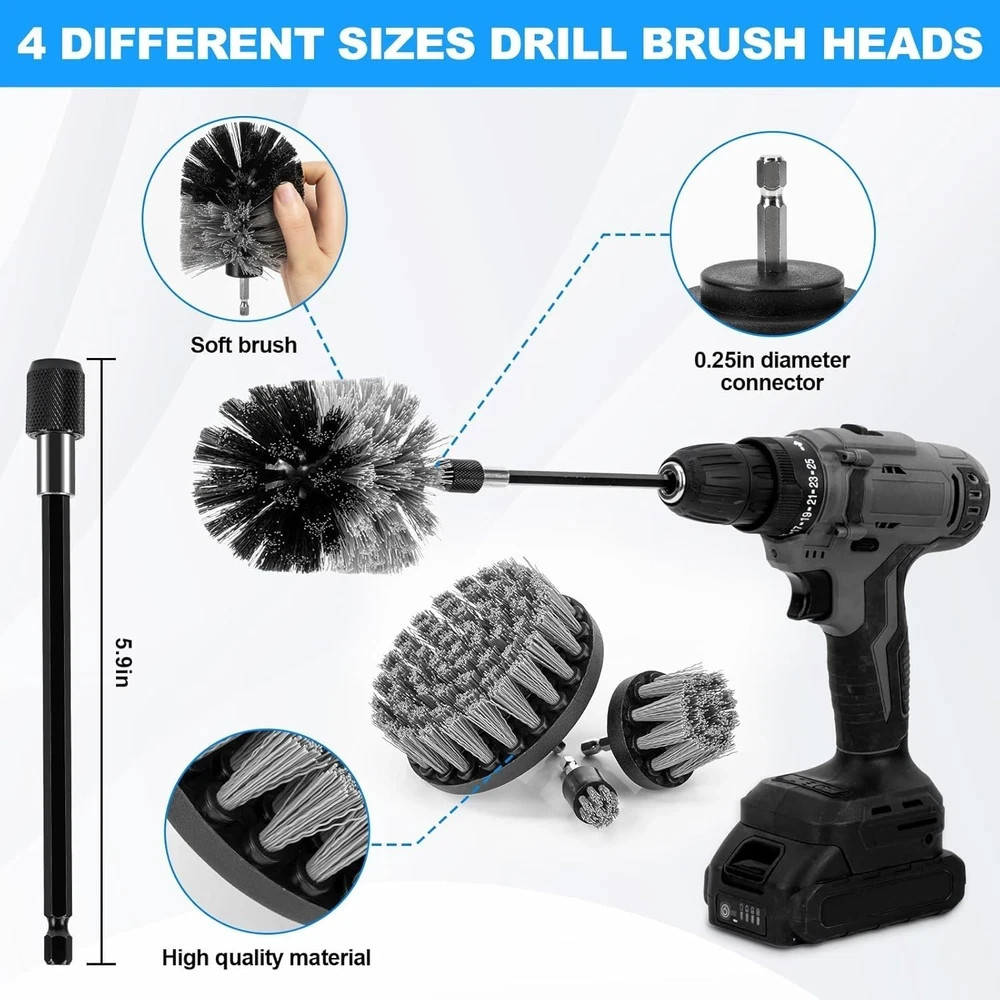 Car Detailing Kit Car Cleaning Brush Set Auto Interior Exterior Tools