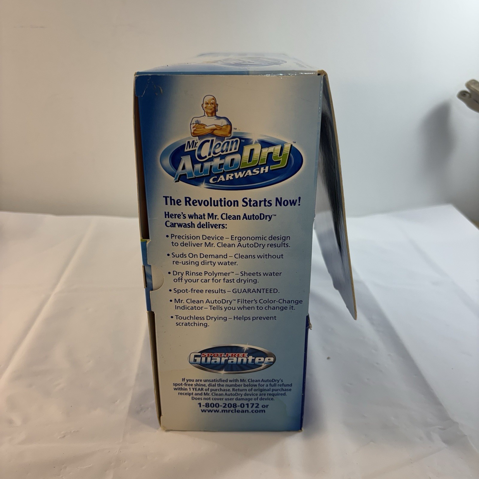 Mr. Clean AutoDry Car Wash Device. NO SOAPS. STAINED BOX