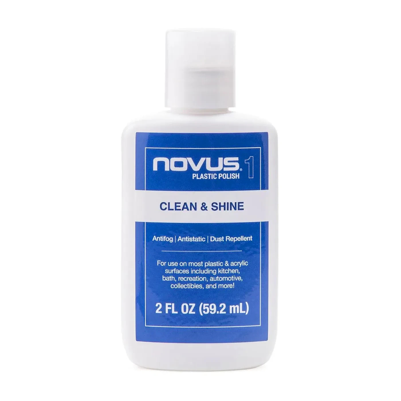 Novus #1 Plastic Polish Clean, Shine & Protect 59.2mL (2oz) Bottle