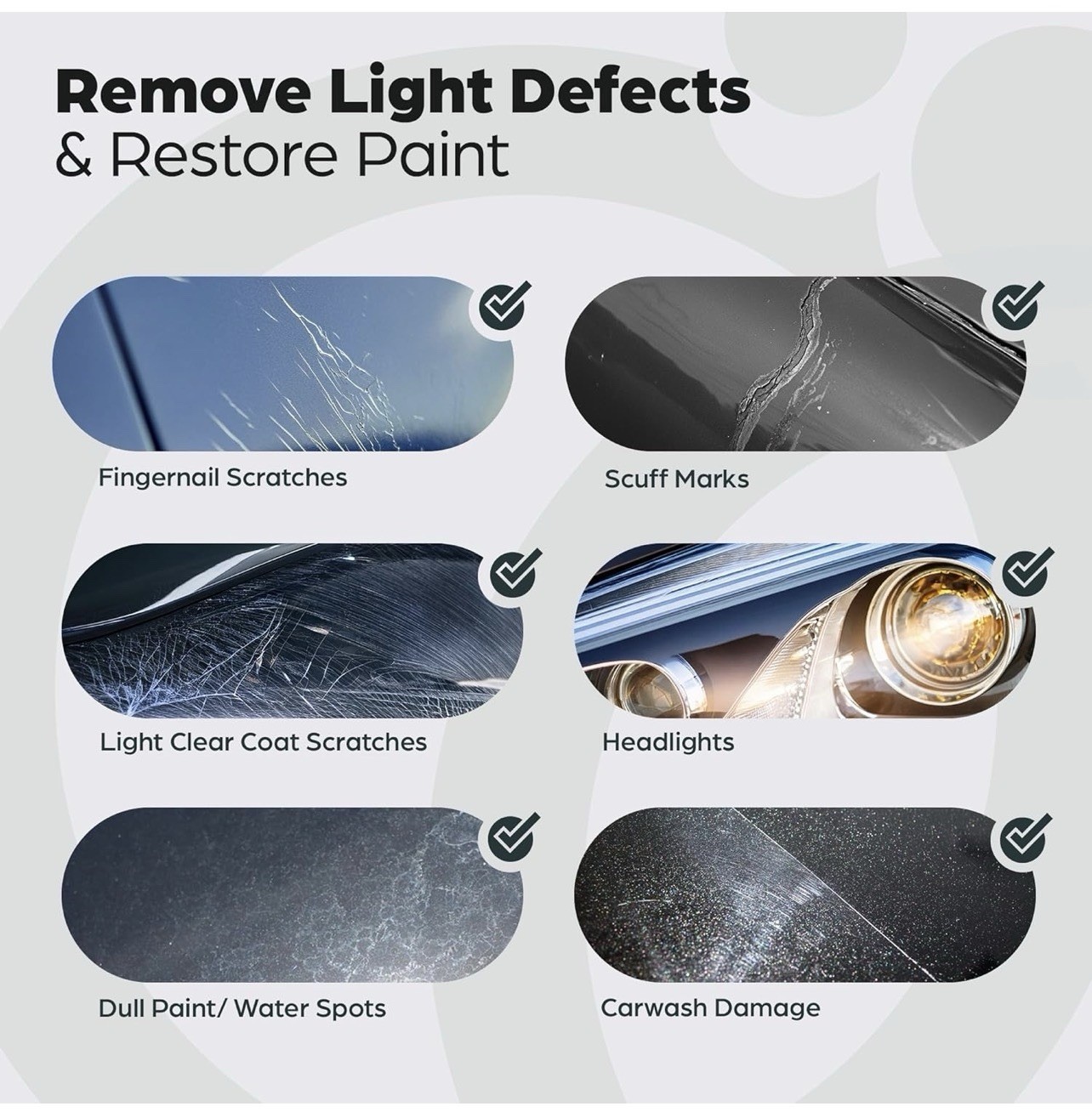 Nano Foam Car Scratch Remover Kit with O3 Formula For Vehicles Polishing