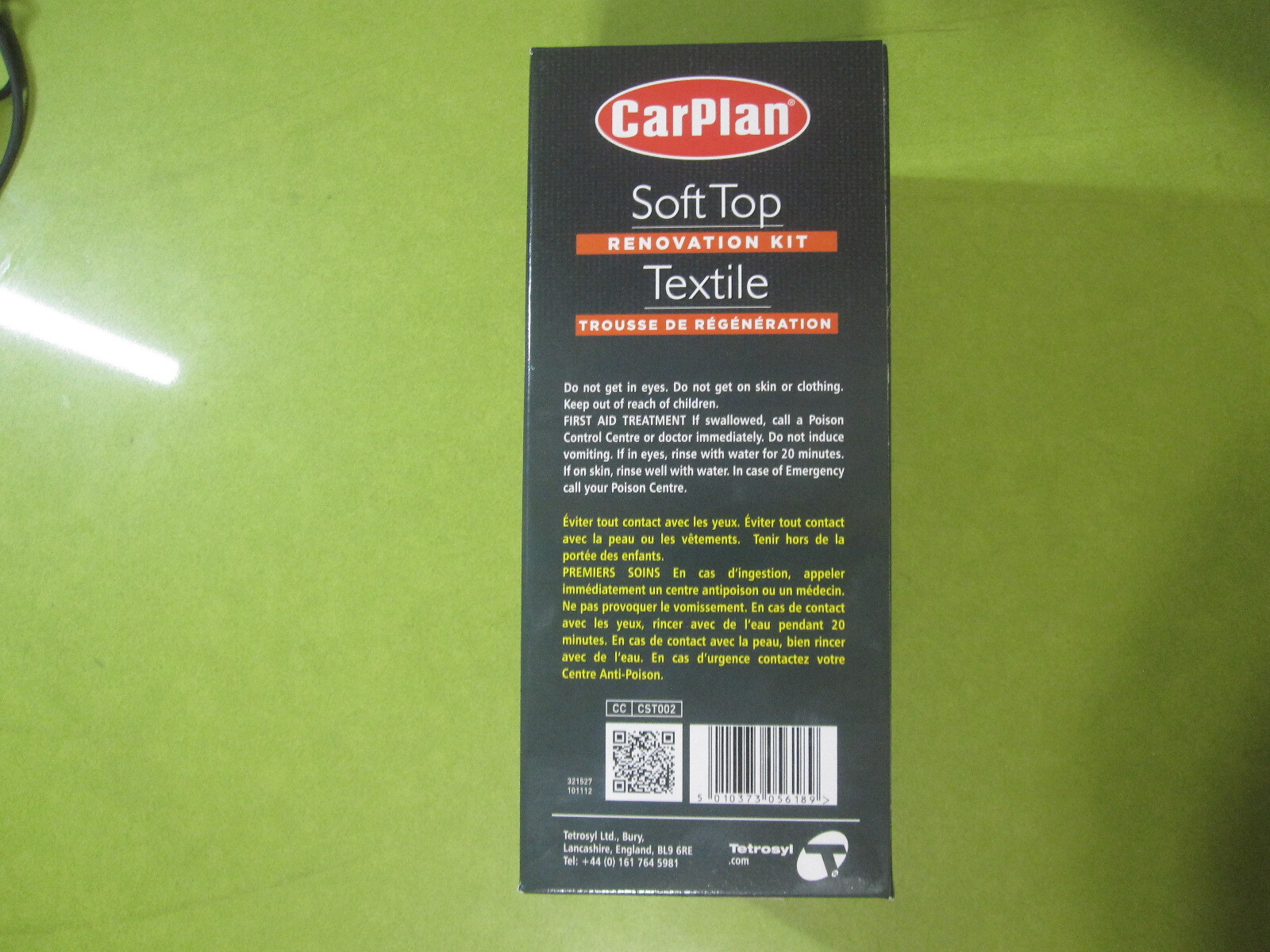 CARPLAN SOFT TOP CLEANER & PROTECTOR KIT – CARS – BOAT FABRIC CANVAS – MOHAIR