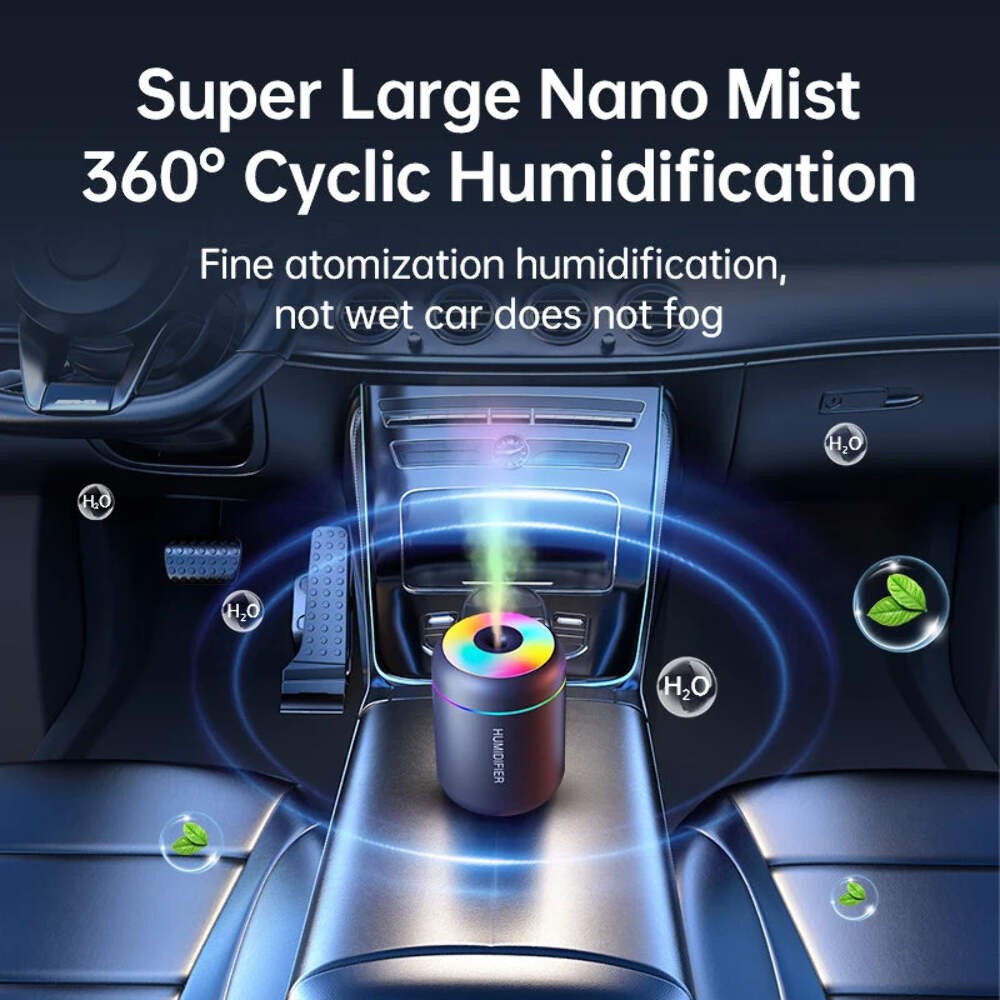 180ML Mini Air Humidifier USB Electric Aroma Diffuser Essential Oil Purifier