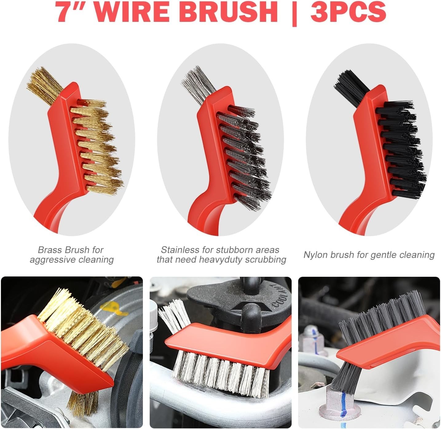25pcs Car Detailing Brush Set, Car Detailing Kit, Interior Kit with Drill Bru…