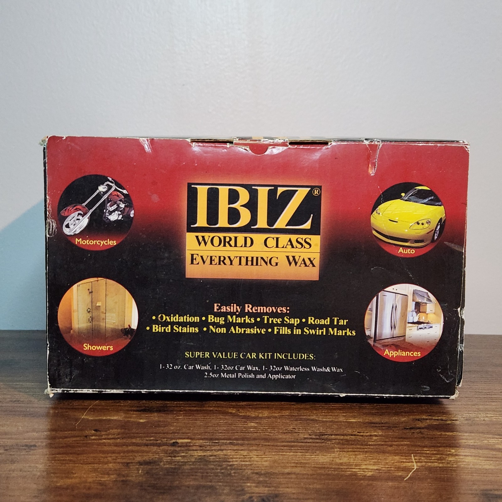 BIZ World Class Everything Wax – Multi‑Surface Wash Wax Polish Kit