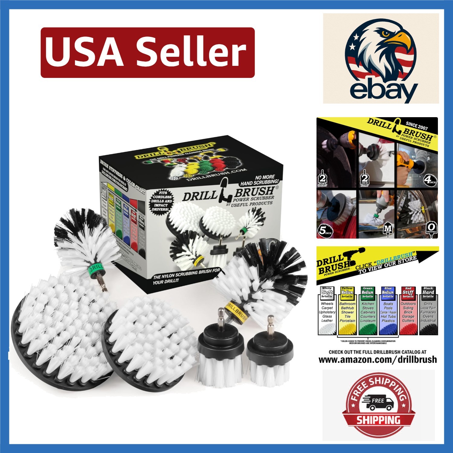 Ultimate 6-Piece Drill Brush Kit for Effortless Auto Detailing & Cleaning