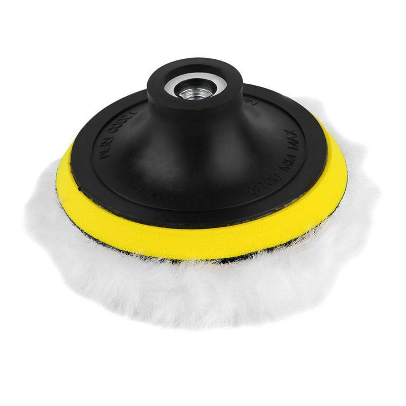 4″Car Body Waxing Foam Polisher for Drill Sponge Kit Buffing Pads Universal