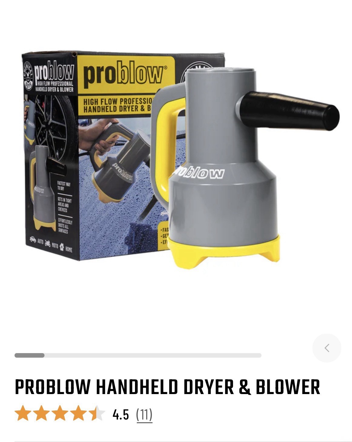High Flow Professional Handheld Dryer Blower Pro BMW Honda Acura Nissan Toyota