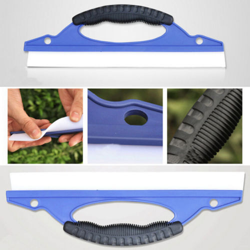 1X Silicone Car Window Wash Cleaning Brush Cleaner Wiper Squeegee Drying Blade