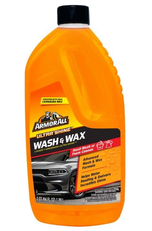 Armor All Ultra Shine Car Wash and Wax for Car Detailing, 64 fl oz Bottle​