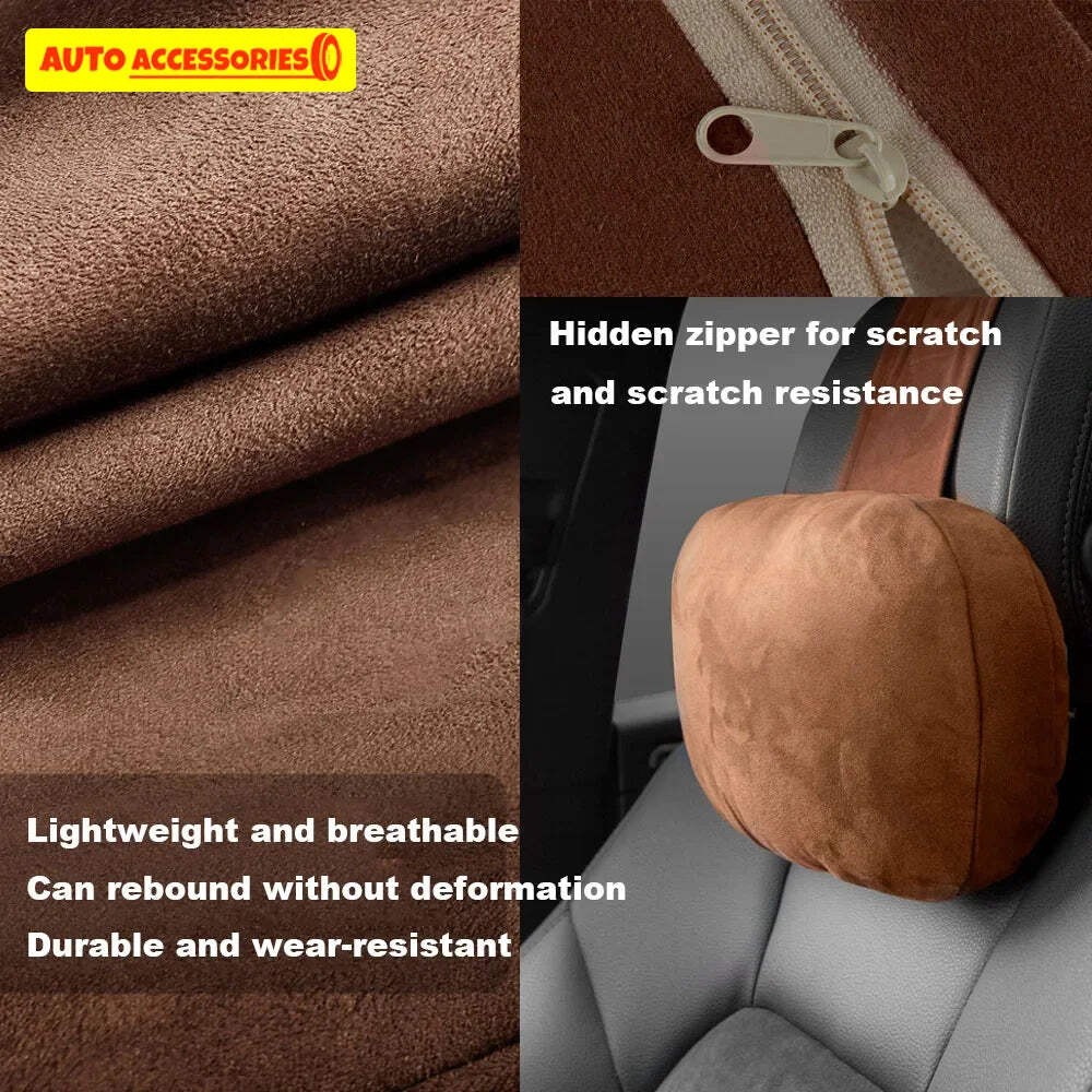 Car Headrest Neck Support Seat Maybach Design S Class Soft Universal Interior
