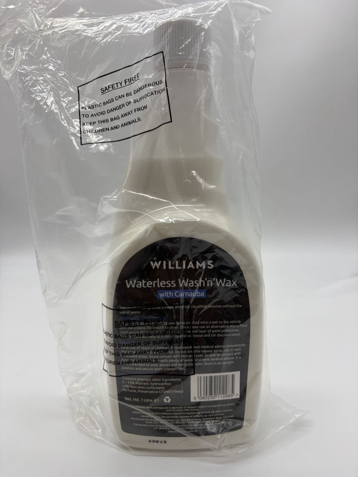 Williams Waterless Wash & Wax With Carnauba – 1 L – Car Caravan Motorhome