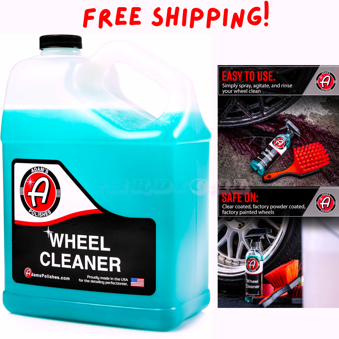 Adam’s Polishes Wheel Cleaner Gallon, Tough Wheel Cleaning Spray Car 128 Fl Oz