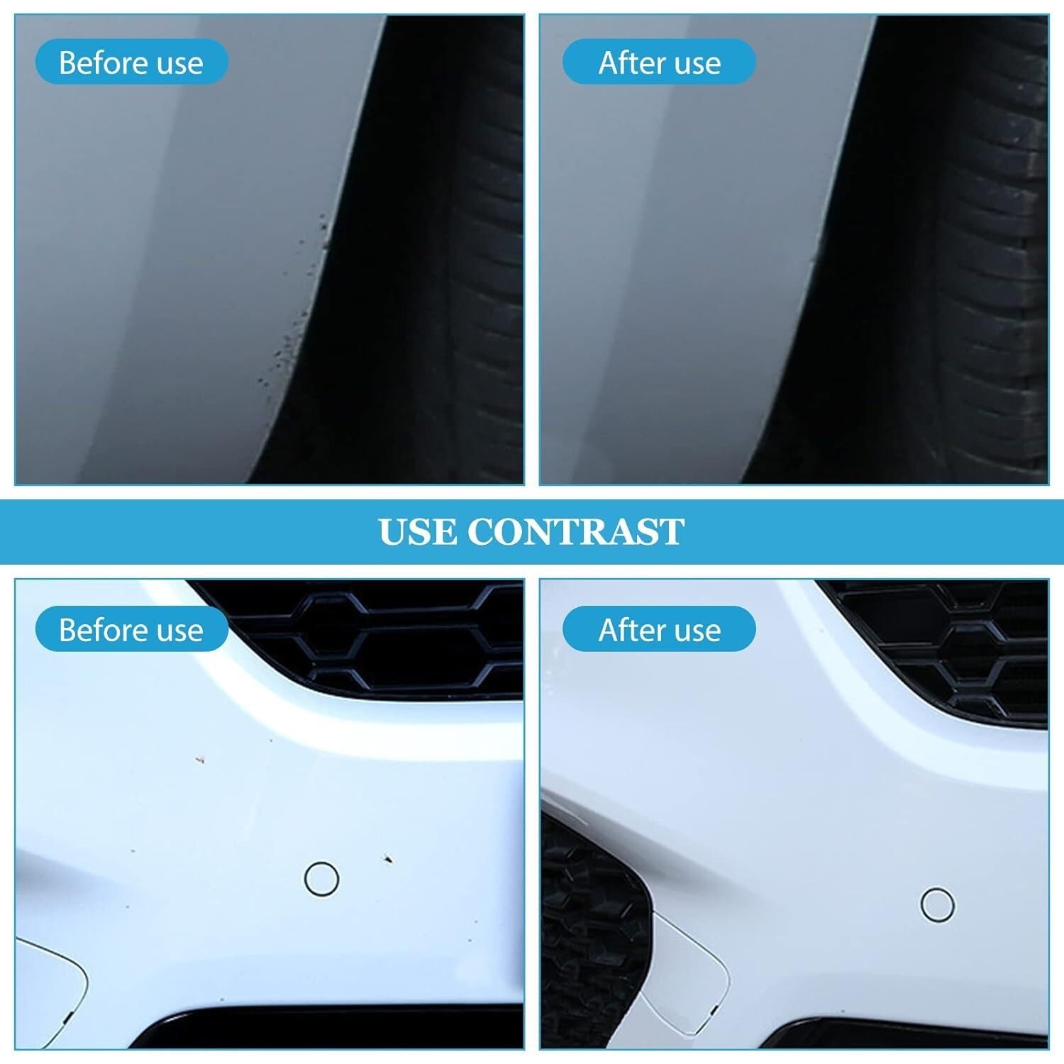 RSFUUIE 3 PCS Nano Sparkle Cloth for Car Scratches – Automotive Nano Magic Cloth
