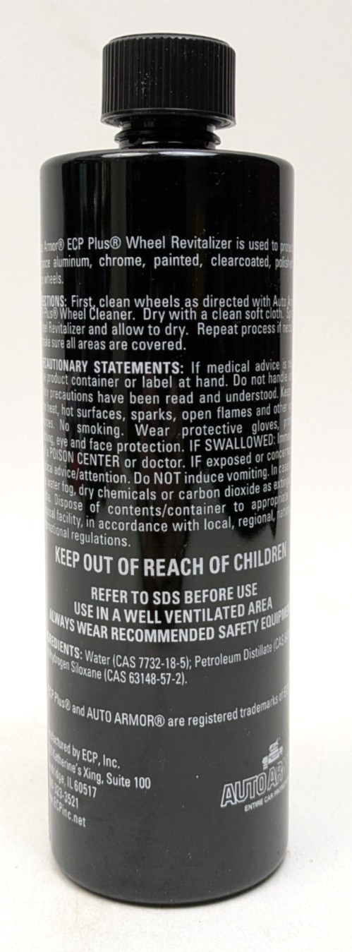 Auto Armor ECP Plus Car Protection Detail Care Kit – Wheel Revitalizer ~ 12oz