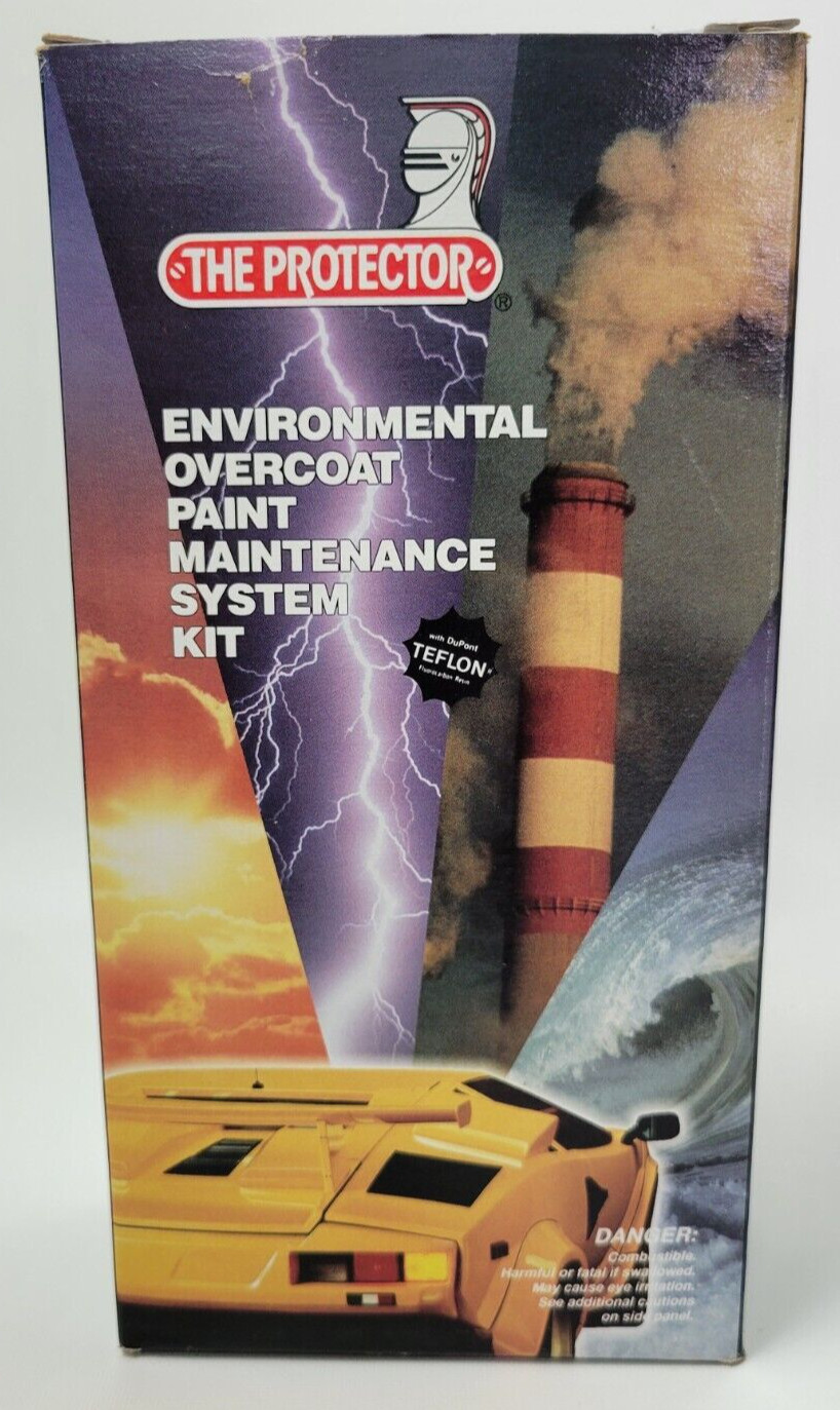 Vtg NOS The Protector Environmental Overcoat Paint Maintenance System Kit ECP
