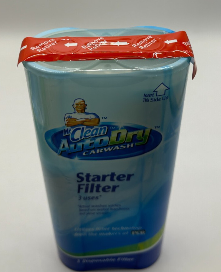 Mr. Clean Auto Dry Car Wash Starter Filter (3 uses) & Starter Soap (6.7 FL OZ)