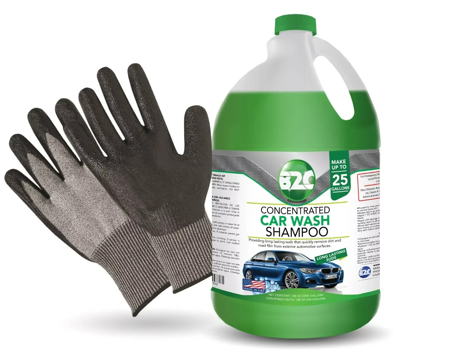 Car Cleaning Wash All Purpose Car Wash Soap 1 Gallon/ 128oz