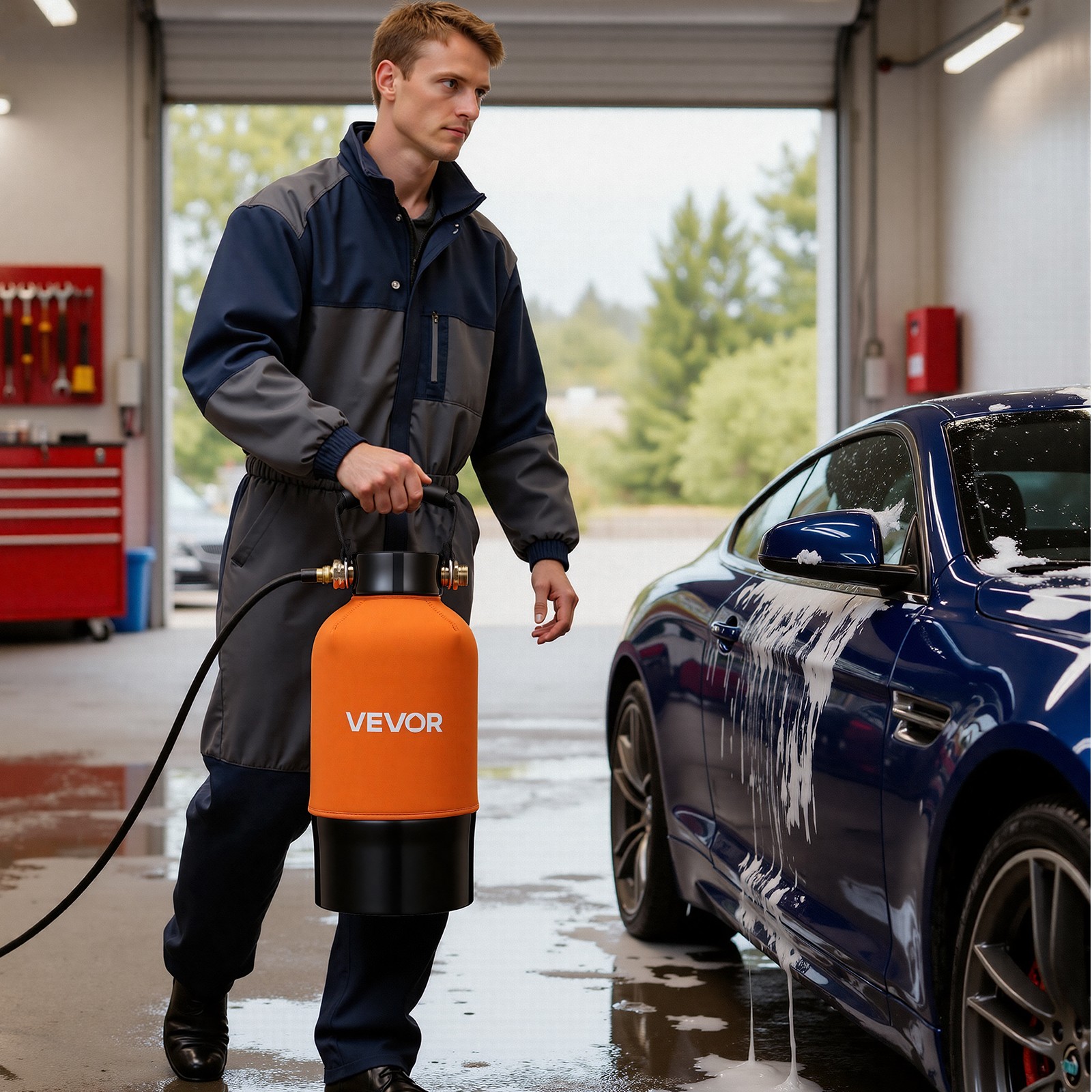 VEVOR Deionized Water System for Spotless Car Wash with 5L DI Resin & TDS Meter
