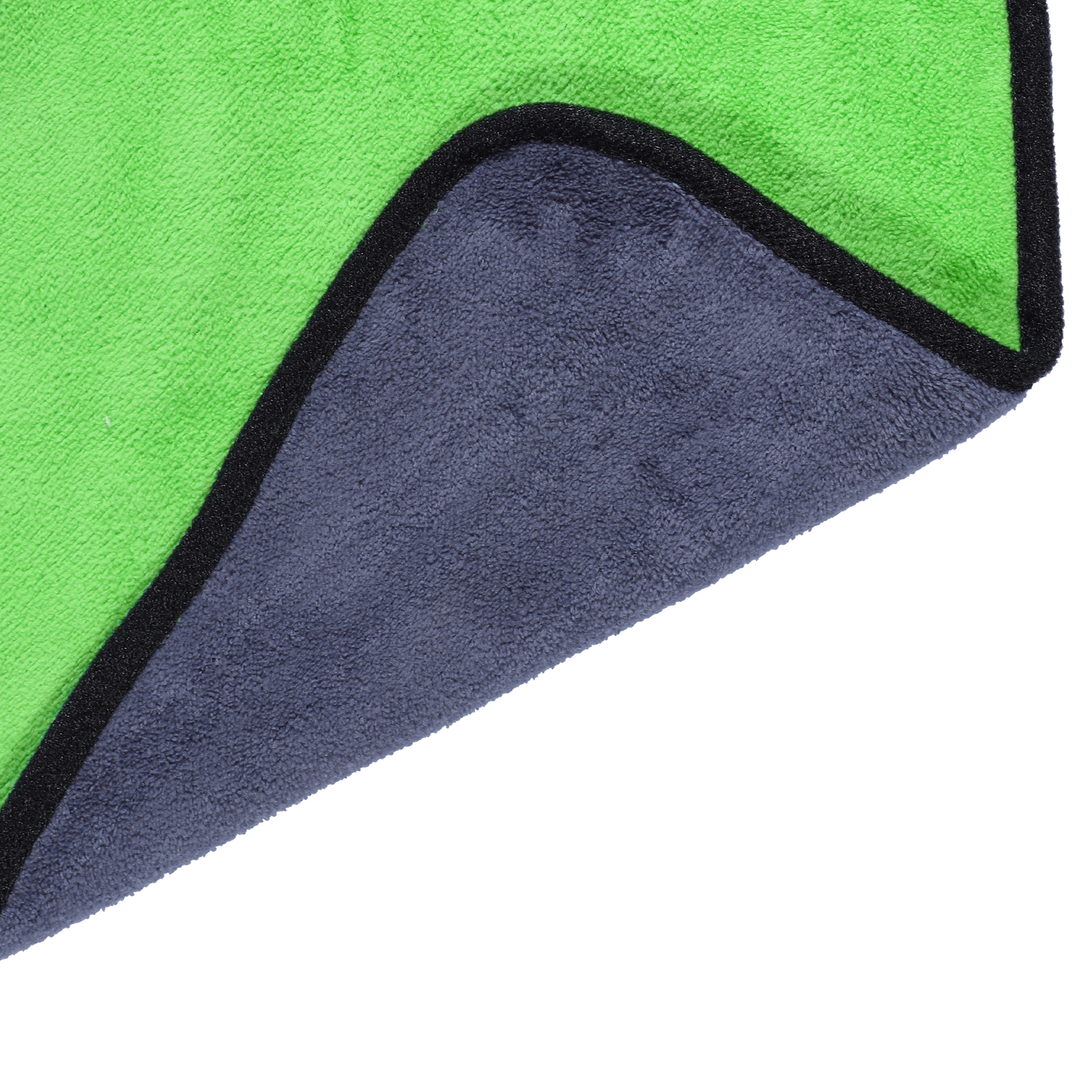 40 x 40cm 600GSM Microfiber Absorbent Car Drying Cloth Gray Green Item of 3