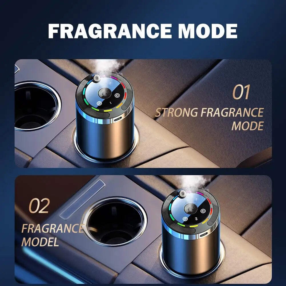 Car Diffuser Humidifier 5 Modes Aromatherapy Diffusers Air SUV Truck Accessories