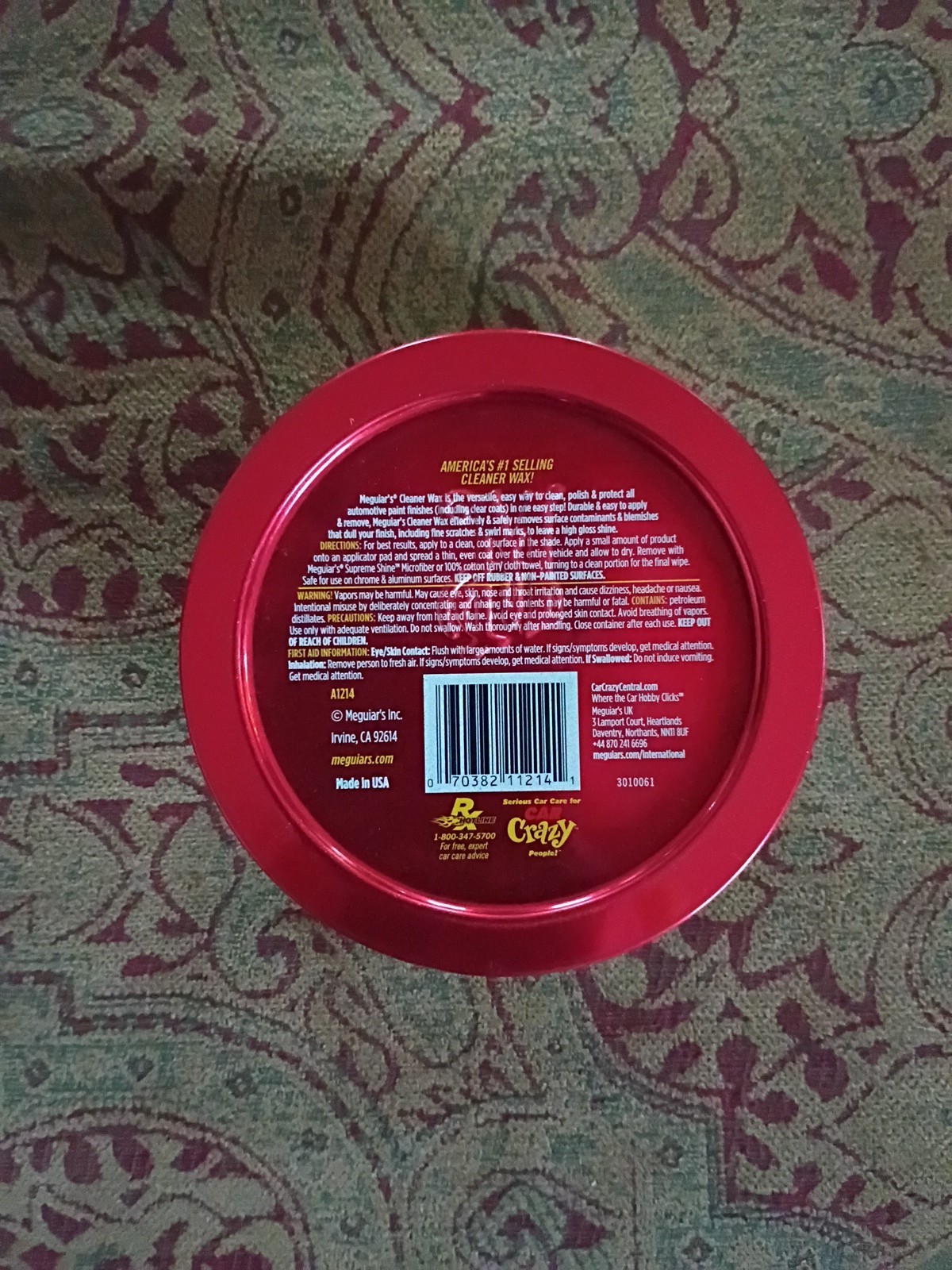 Meguiars A1214 Cleaner Wax – Paste
