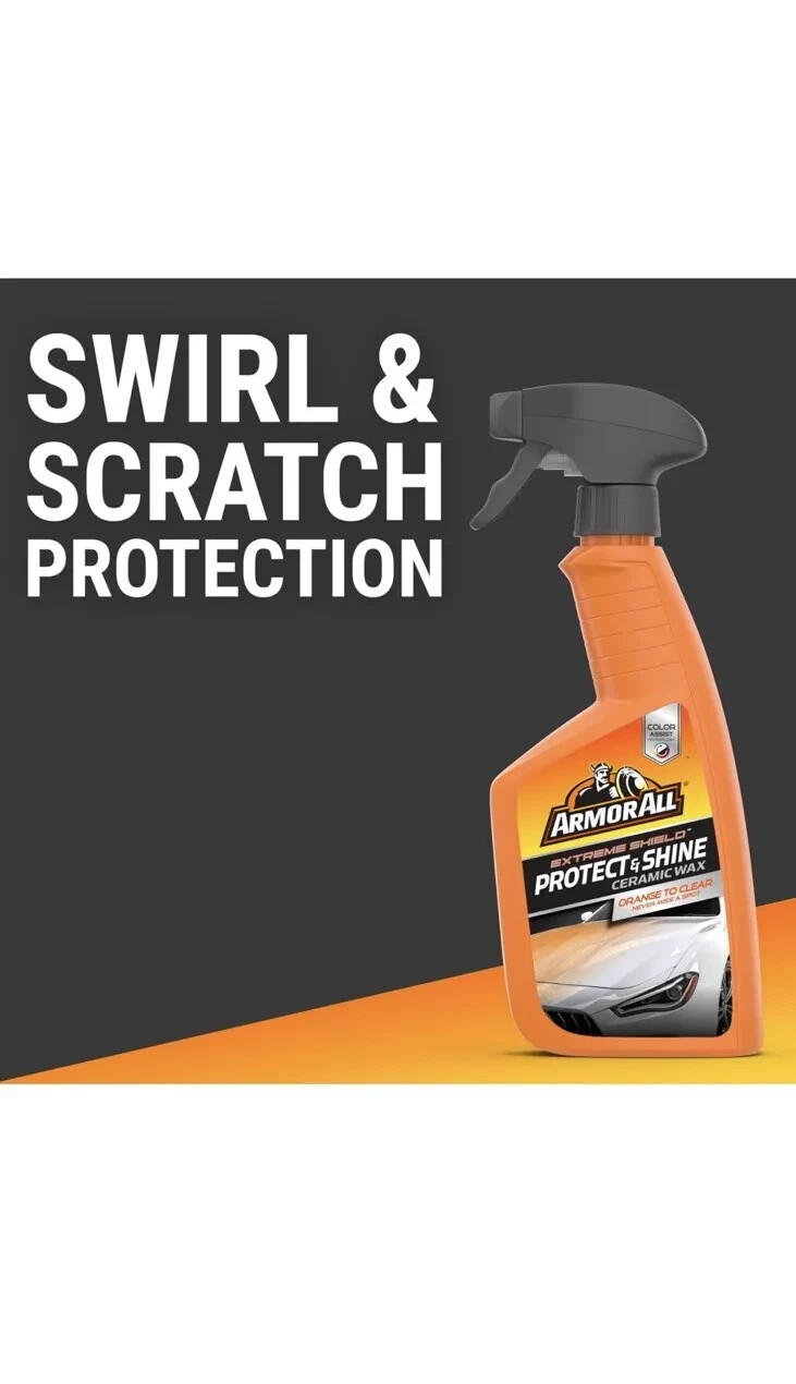Armor All Extreme Shield Ceramic Wax, Color Changing, 16 Fl Oz Spray Bottle