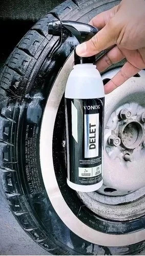 Vonixx Delet Tire & Rubber Cleaner 500ml – Deep Clean Brownness Remover Car