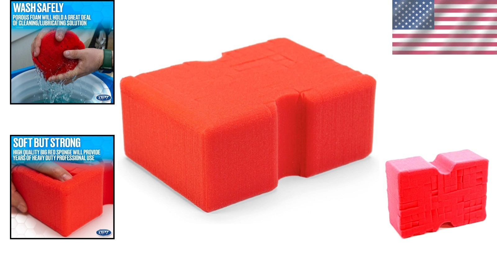Big Red Sponge for Car Wash
