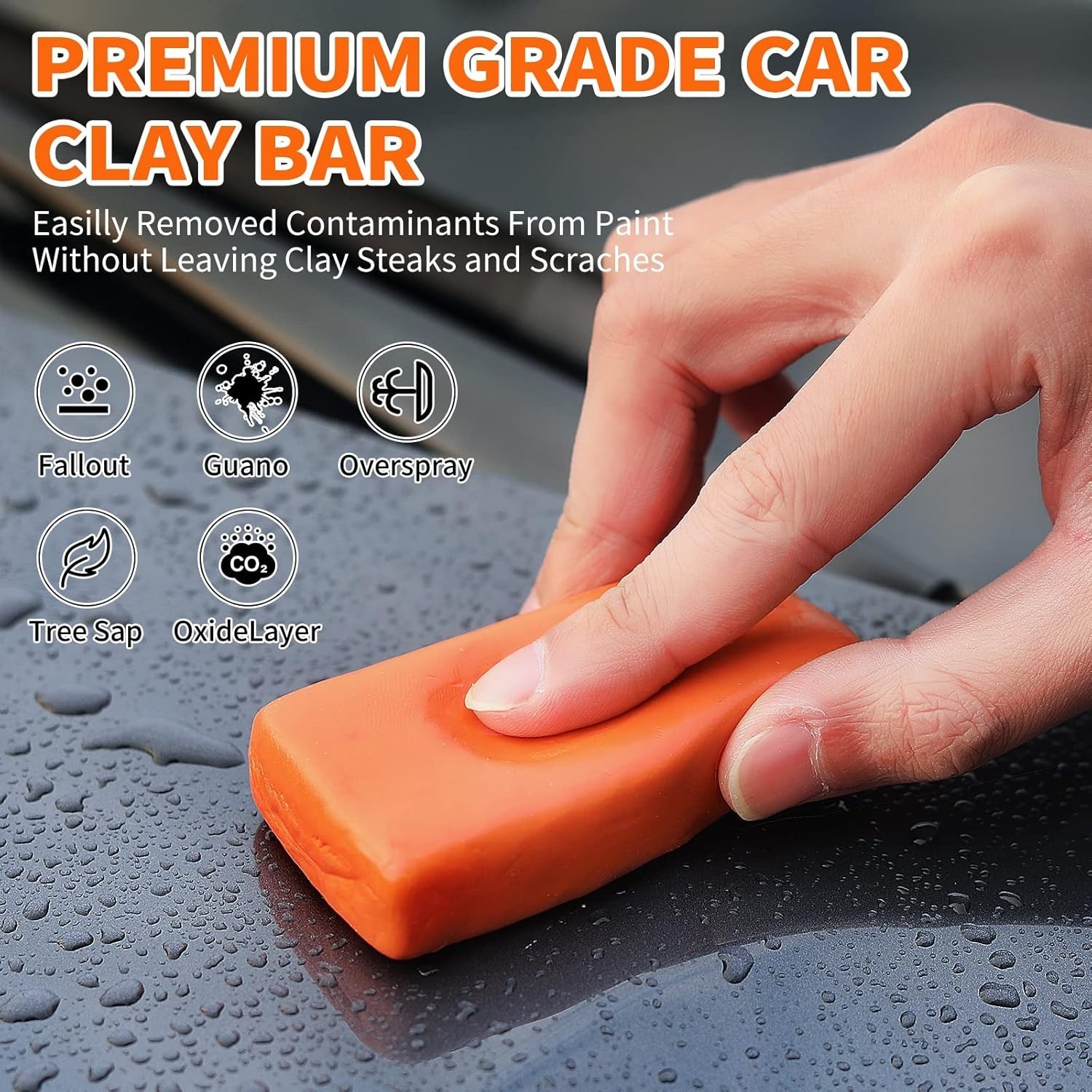 10 Pack Car , Grade Clay Bars Auto Detailing, Clay Luber Synthetic Lubricant…