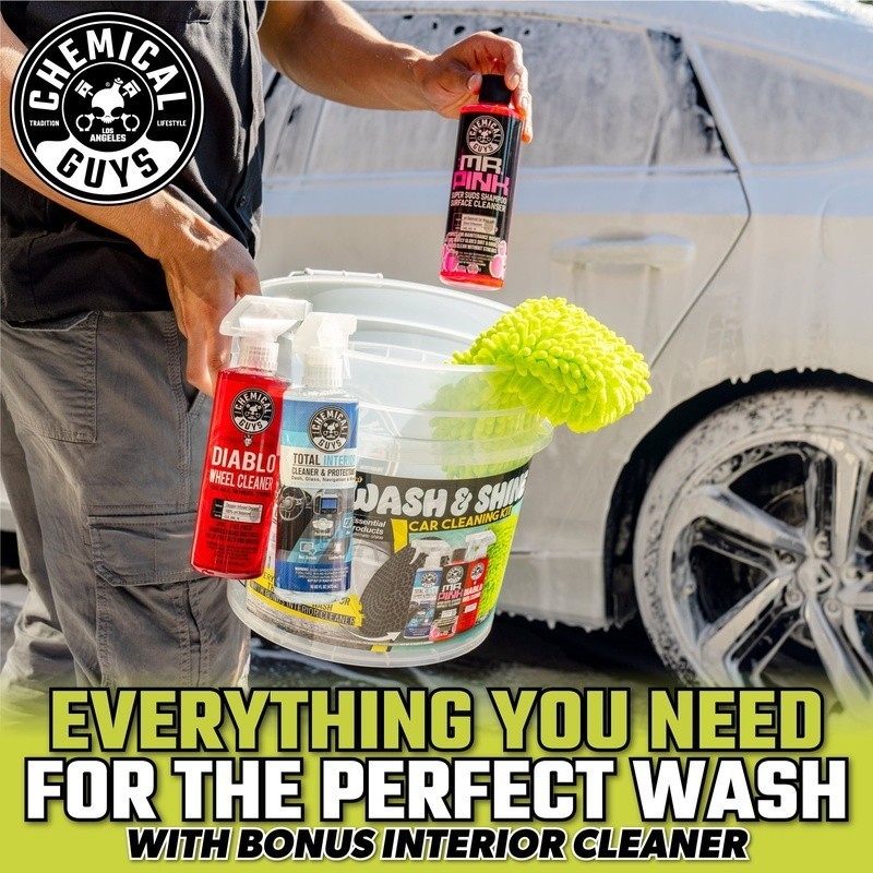 Pro Wash & Shine Car Cleaning Kit 7 Essential Products Auto Detailing Wash US