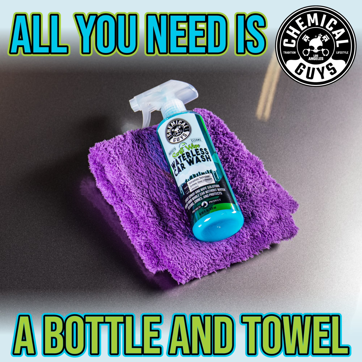 (2 pack) Chemical Guys Swift Wipe Waterless Car Wash, 16 oz