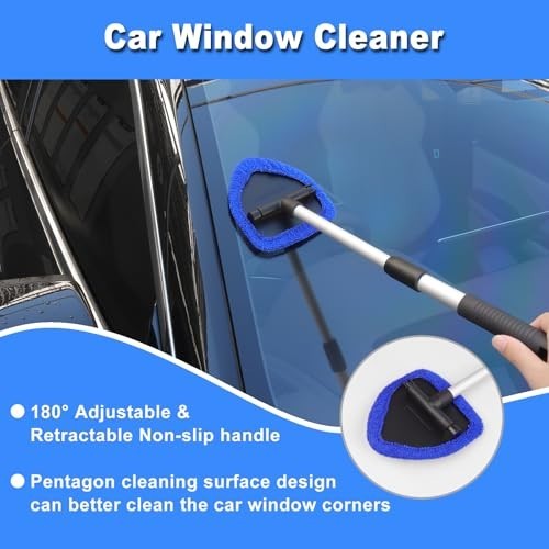 17pcs Car Detailing Kit – Interior Cleaner, Handheld Vacuum, Brushes & Tools