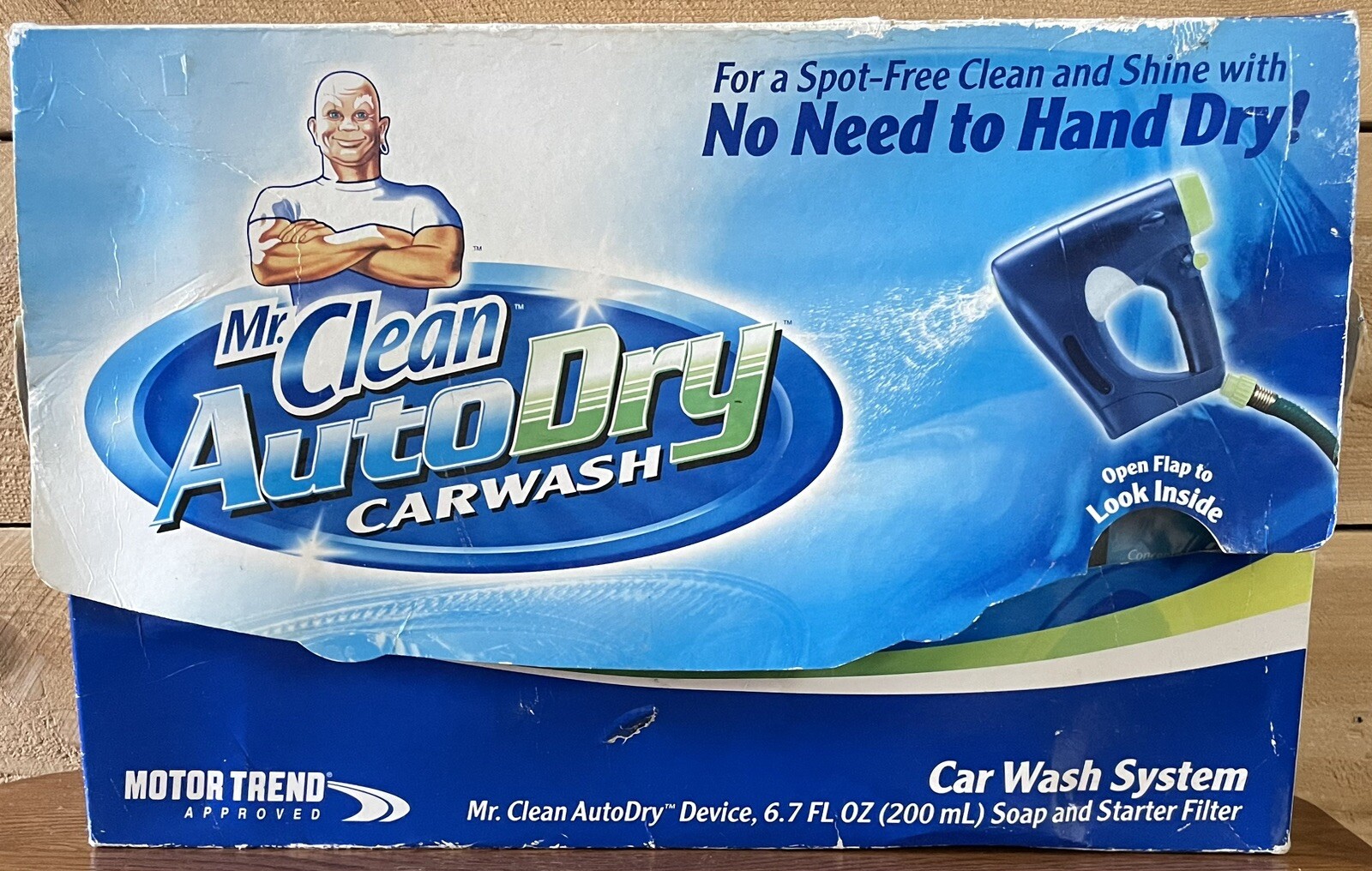 Mr Clean Auto Dry Car Wash Spot Free Clean & Shine Spray System Starter Kit New