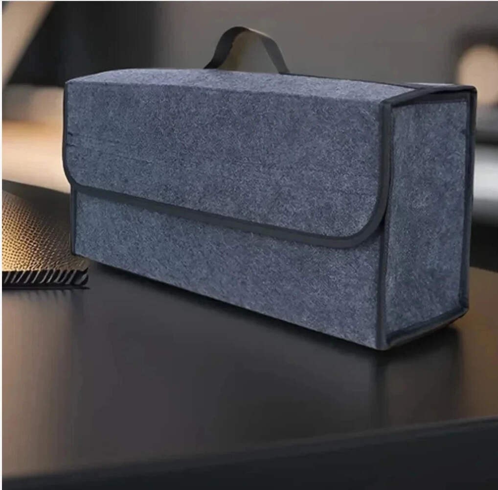 Car Trunk soft Organizer Felt Storage Box Accessories Large Anti Slip SUV Truck