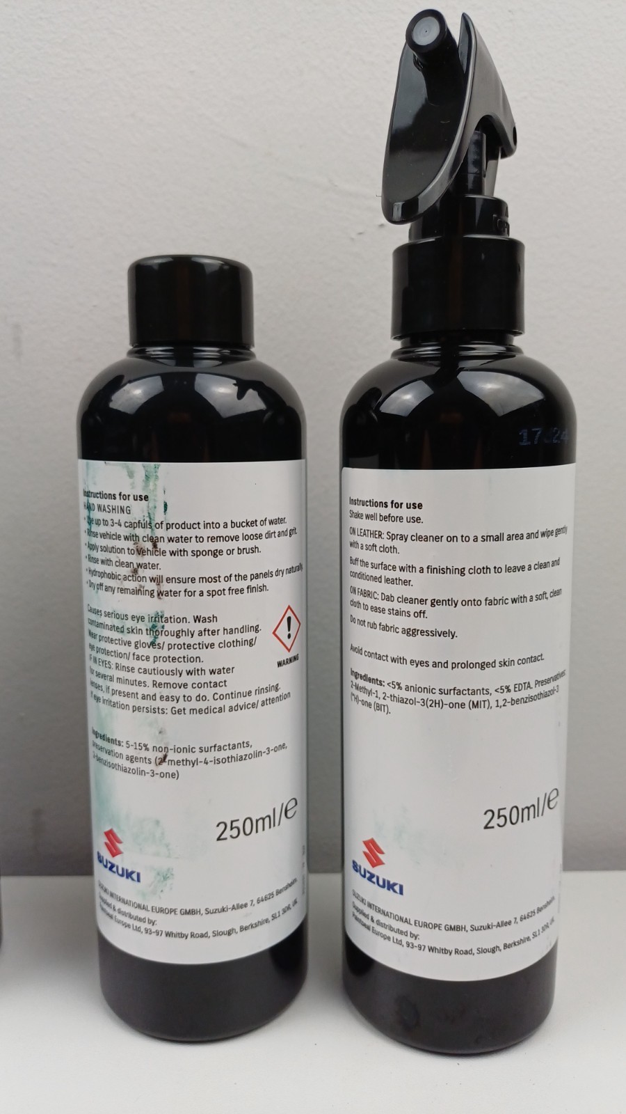 Suzuki Car Cleaning Care Kit Sticky Windows Dryclean Bird Dropping Shampoo Etc