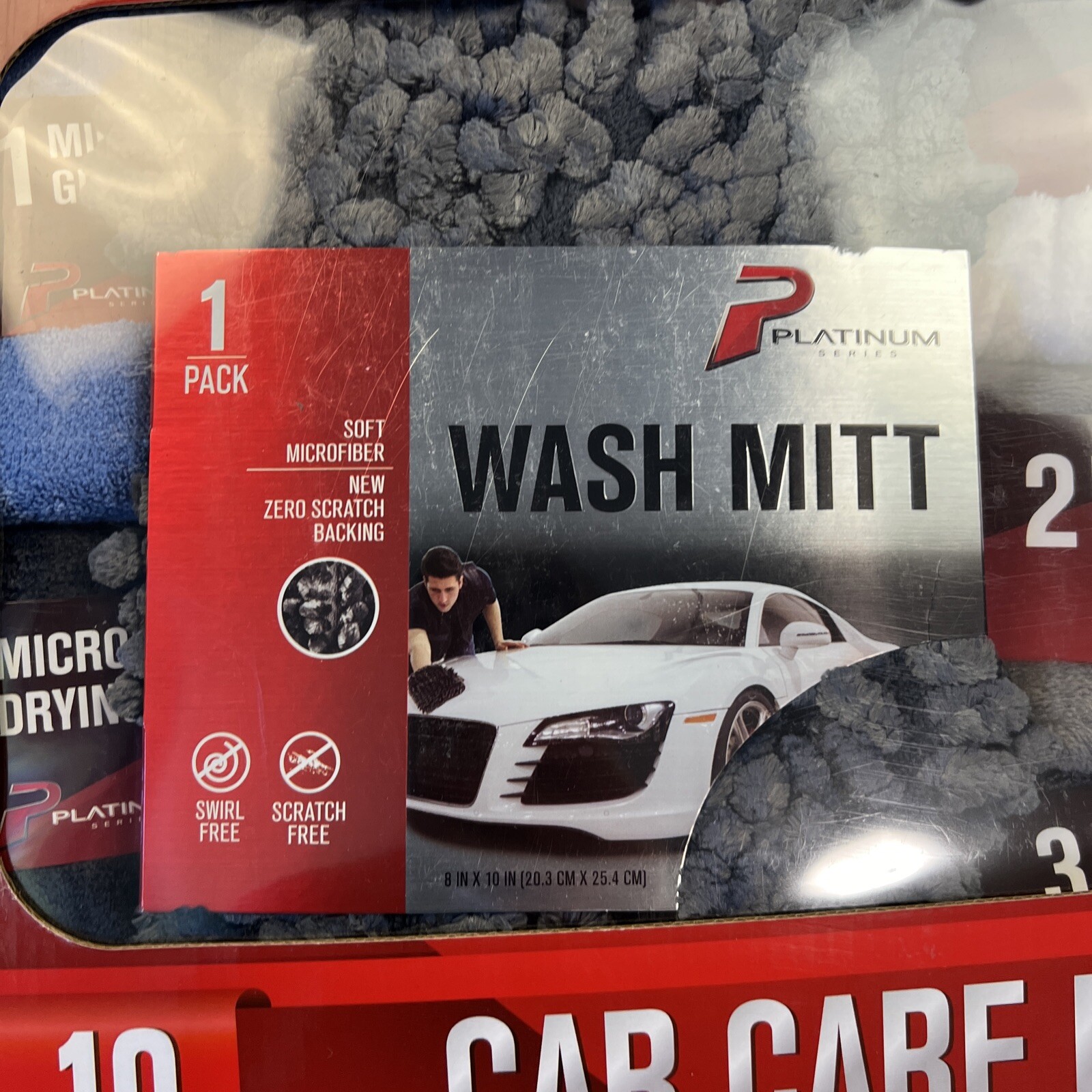 Platinum Series 10 Piece Car Care Kit (Wash, Dry & Detail) NIB Microfiber
