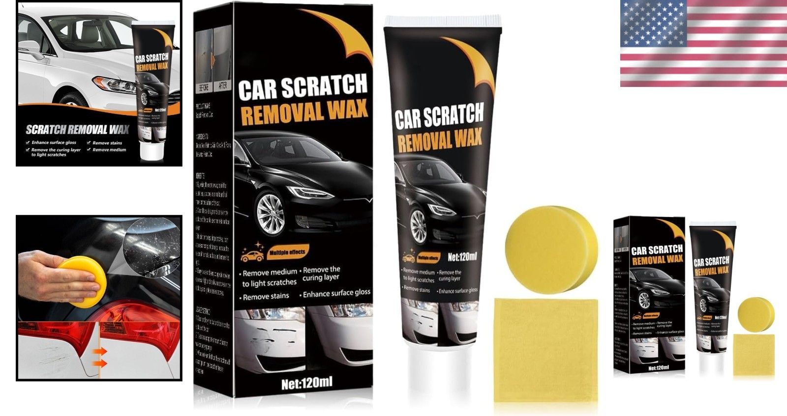 2025 Car Scratch Repair Wax & Kit – Effortless Scratch Removal for All Vehicles