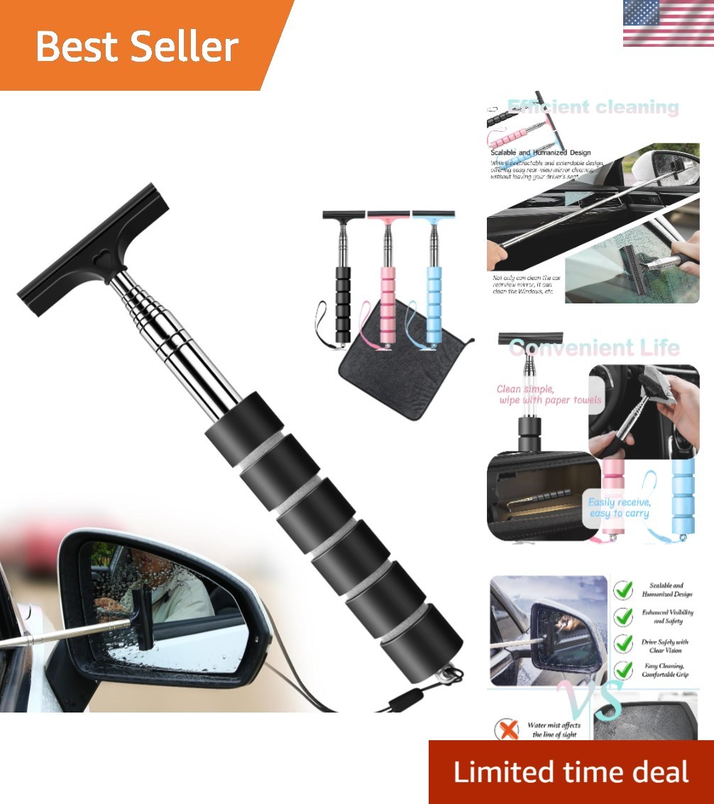 Universal Side Mirror Squeegee – Efficient Cleaning for Safe Driving in Rain