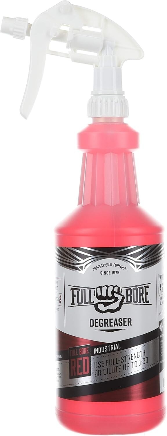 Full Bore Red Industrial Strength Degreaser, 32 oz – Can dilute up to 30:1